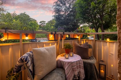 Balkong eller utsiktsbild