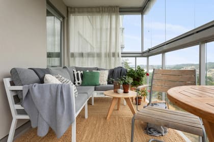 Balkong eller utsiktsbild