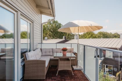 Balkong eller utsiktsbild