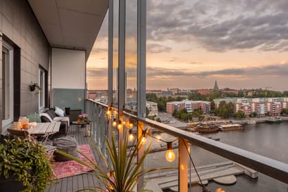 Balkong eller utsiktsbild