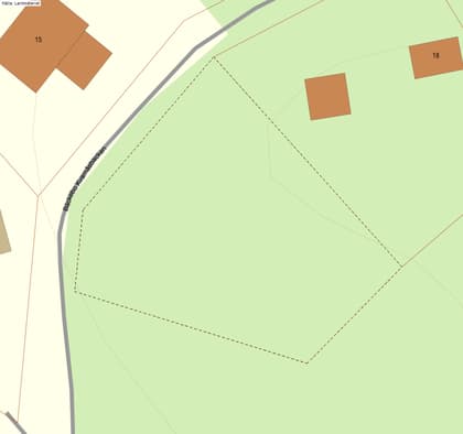 Illustrerad karta över fastigheten eller området