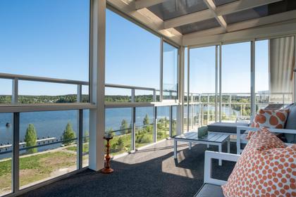 Balkong eller utsiktsbild