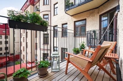 Balkong eller utsiktsbild