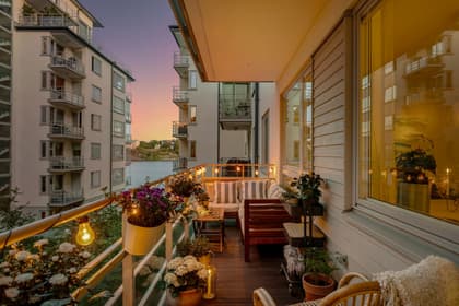 Balkong eller utsiktsbild