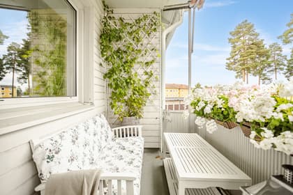 Balkong eller utsiktsbild