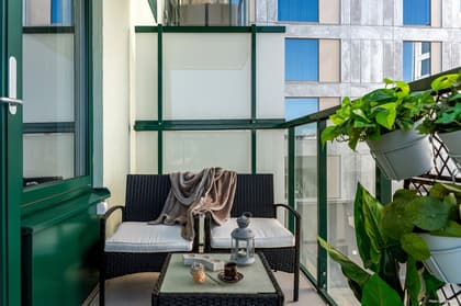 Balkong eller utsiktsbild