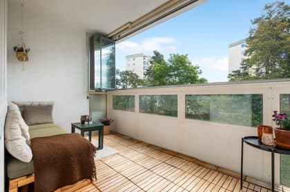 Balkong eller utsiktsbild