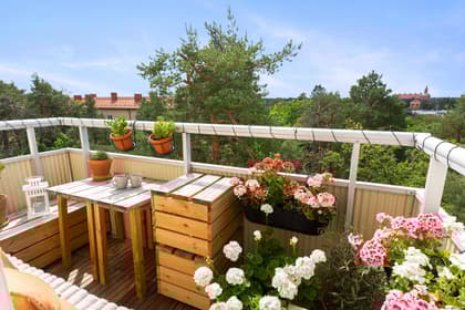 Balkong eller utsiktsbild