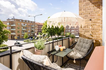 Balkong eller utsiktsbild