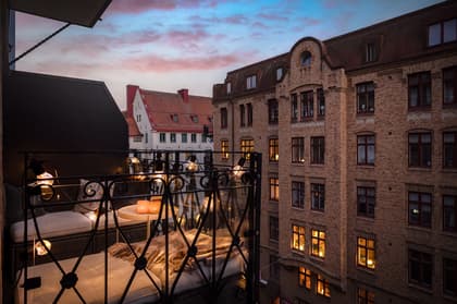 Balkong eller utsiktsbild