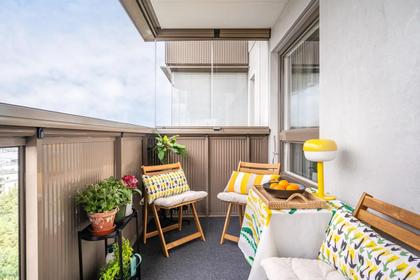 Balkong eller utsiktsbild