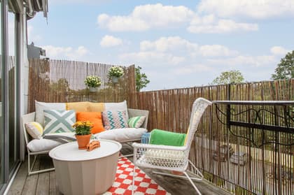 Balkong eller utsiktsbild