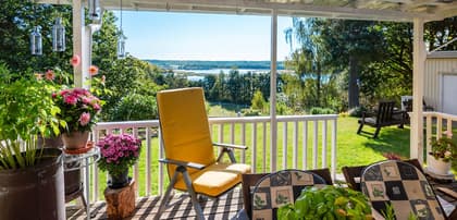 Balkong eller utsiktsbild