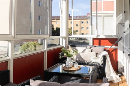 Balkong eller utsiktsbild