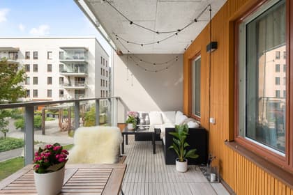 Balkong eller utsiktsbild