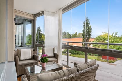 Balkong eller utsiktsbild