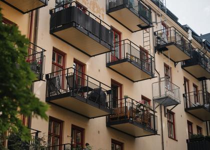 Balkong eller utsiktsbild