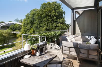 Balkong eller utsiktsbild