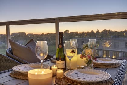 Balkong eller utsiktsbild