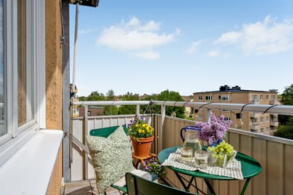 Balkong eller utsiktsbild