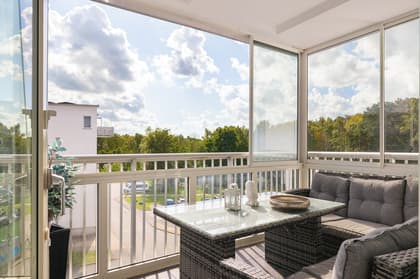 Balkong eller utsiktsbild