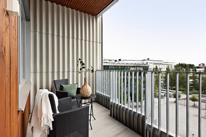 Balkong eller utsiktsbild