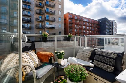 Balkong eller utsiktsbild