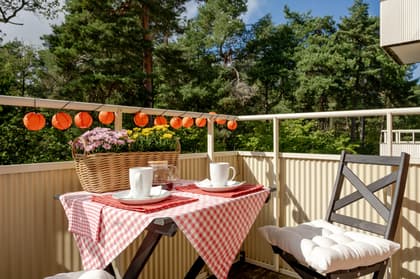 Balkong eller utsiktsbild