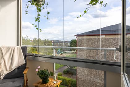 Balkong eller utsiktsbild