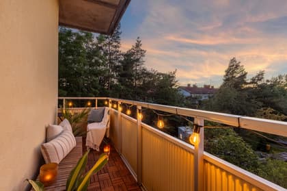 Balkong eller utsiktsbild