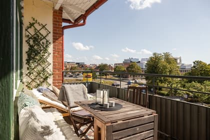 Balkong eller utsiktsbild