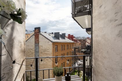 Balkong eller utsiktsbild