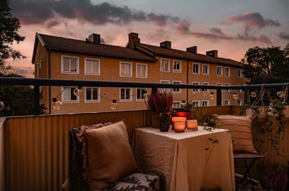 Balkong eller utsiktsbild