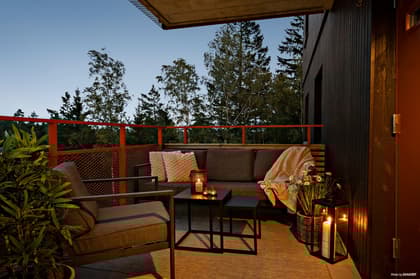 Balkong eller utsiktsbild