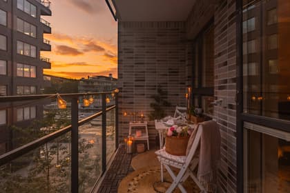 Balkong eller utsiktsbild