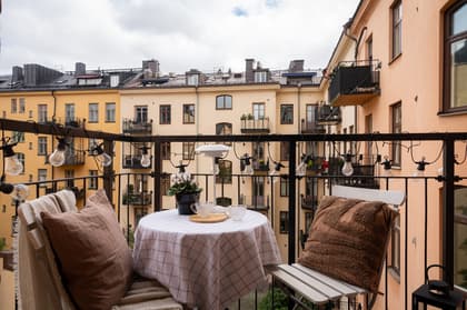 Balkong eller utsiktsbild