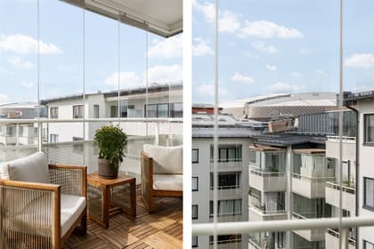 Balkong eller utsiktsbild