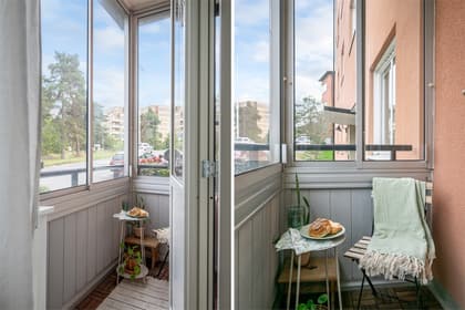 Balkong eller utsiktsbild