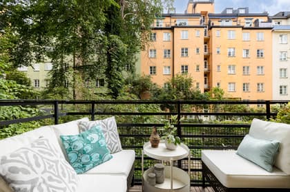 Balkong eller utsiktsbild