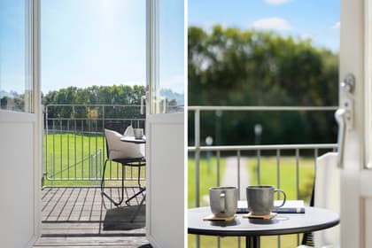 Balkong eller utsiktsbild