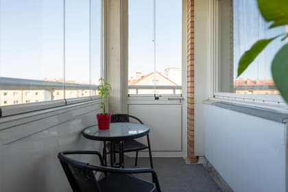 Balkong eller utsiktsbild