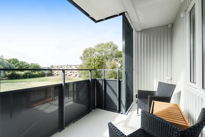 Balkong eller utsiktsbild