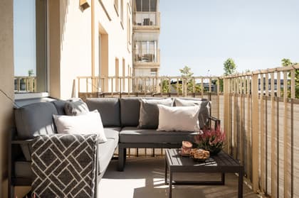 Balkong eller utsiktsbild