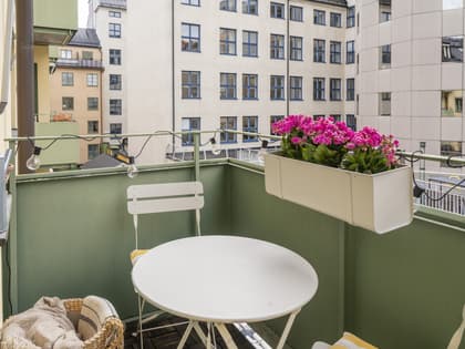 Balkong eller utsiktsbild