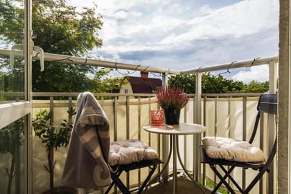 Balkong eller utsiktsbild