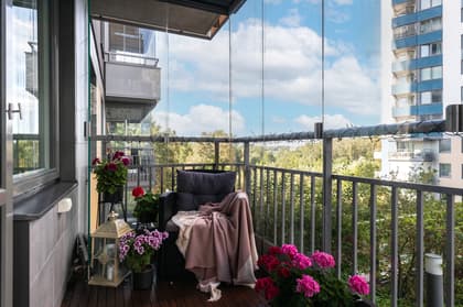 Balkong eller utsiktsbild