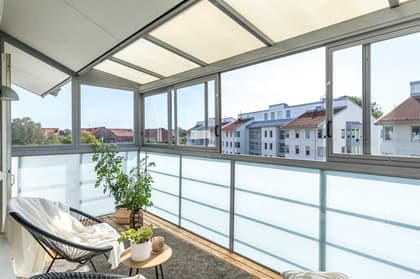 Balkong eller utsiktsbild