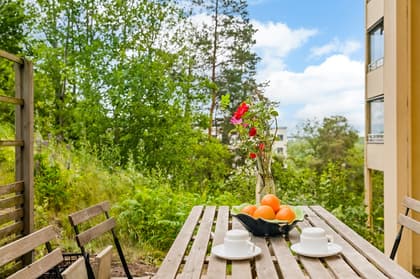 Balkong eller utsiktsbild