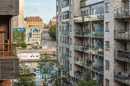 Balkong eller utsiktsbild
