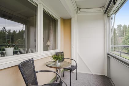 Balkong eller utsiktsbild